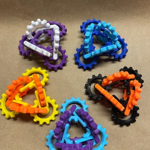 Kinetic Gear Fidgets- Over 60 color combos