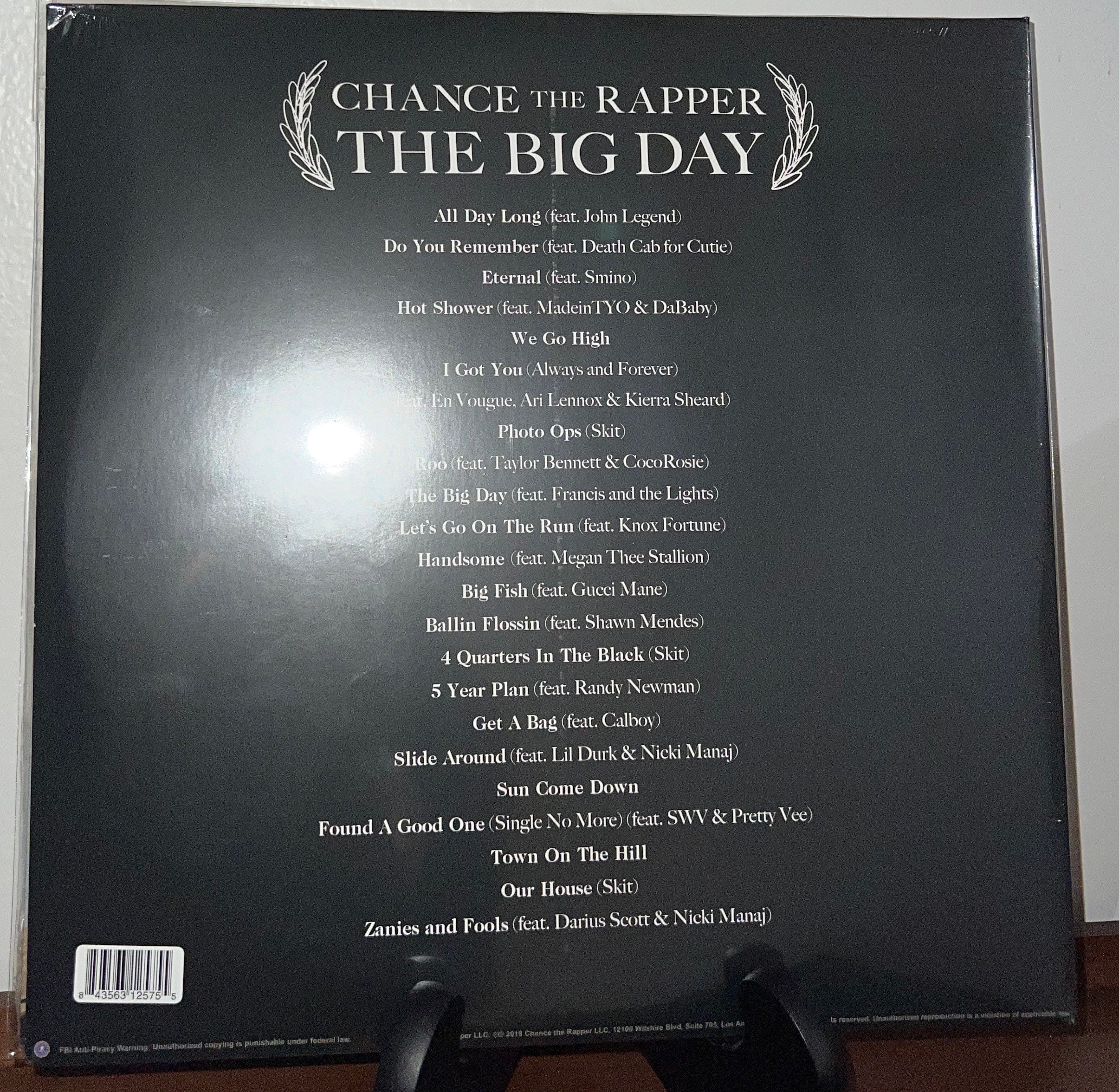 Chance Rapper the Big Vinyl - Etsy