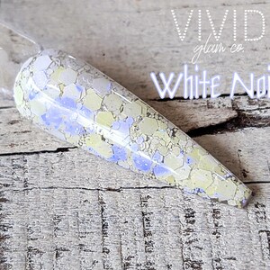 White Noise - Glitter Dip Powder