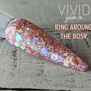 Ring Around The Rosie - Glitter Dip Powder