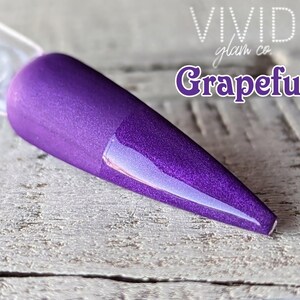 Grapeful - Shimmer Dip Powder