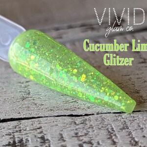 Gurke Limette Glitzer - Glitter Dip Powder