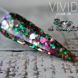 Berry & Bright - Glitter Dip Powder