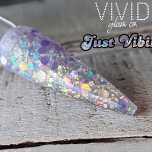 Just Vibing - Glitter Dip Powder