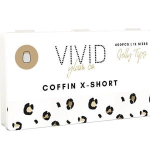Coffin X-Short Gelly Tips (Pre-Etched)
