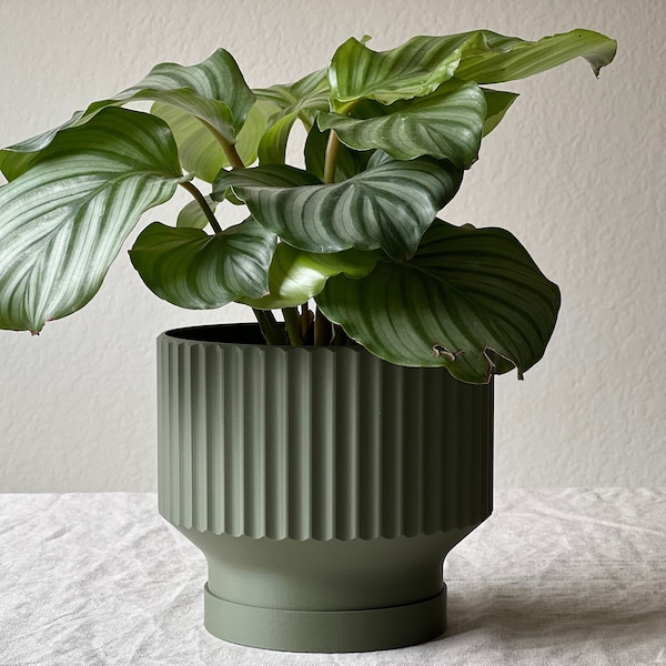 Lightweight Planter Pot | Olive Green| 4",6" and 8" sizes