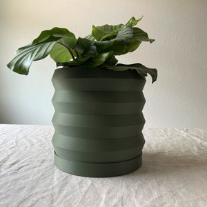 Lightweight Planter Pot | Olive Green | 4",6" and 8" sizes