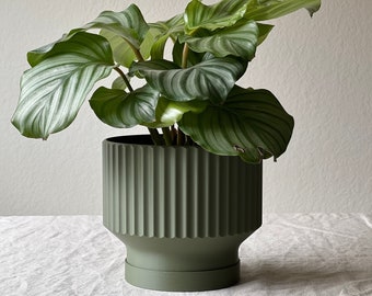 Pot de jardinière léger | Vert olive| Tailles 4 », 6 » et 8 »