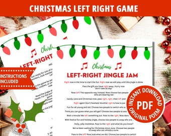 Left Right Game, Festive Fun, Gift Swap Game, Christmas Game, Gift Exchange Game, Christmas Games, Left Right Games, Left Right Story, Game