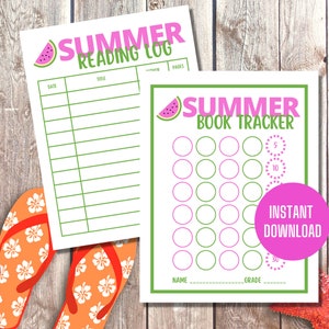 Summer Reading Chart for Kids, Summer Reading Tracker, Reading Chart, Reading Challenge Tracker, Kids Boredom Buster, Reading Chart