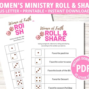 Women&#39;s Ministry Games, Bible Games, Bible Icebreaker Games, Women&#39;s Retreat Activities, Women&#39;s Fellowship Activities, Church Party Games