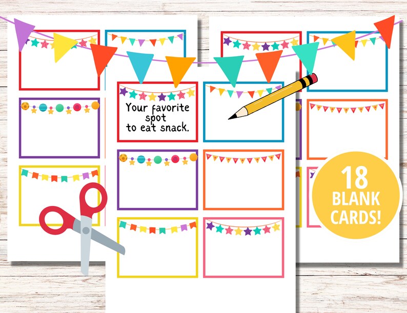PRINTABLE Indoor Birthday Treasure Hunt Instant Download Scavenger