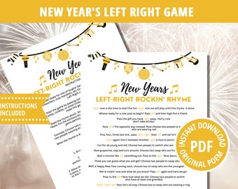 Left-Right Game, Festive Fun, Gift Swap Game, New Years Game, Gift Exchange Game, New Year's Games, Left Right Games, Left Right Story, Game