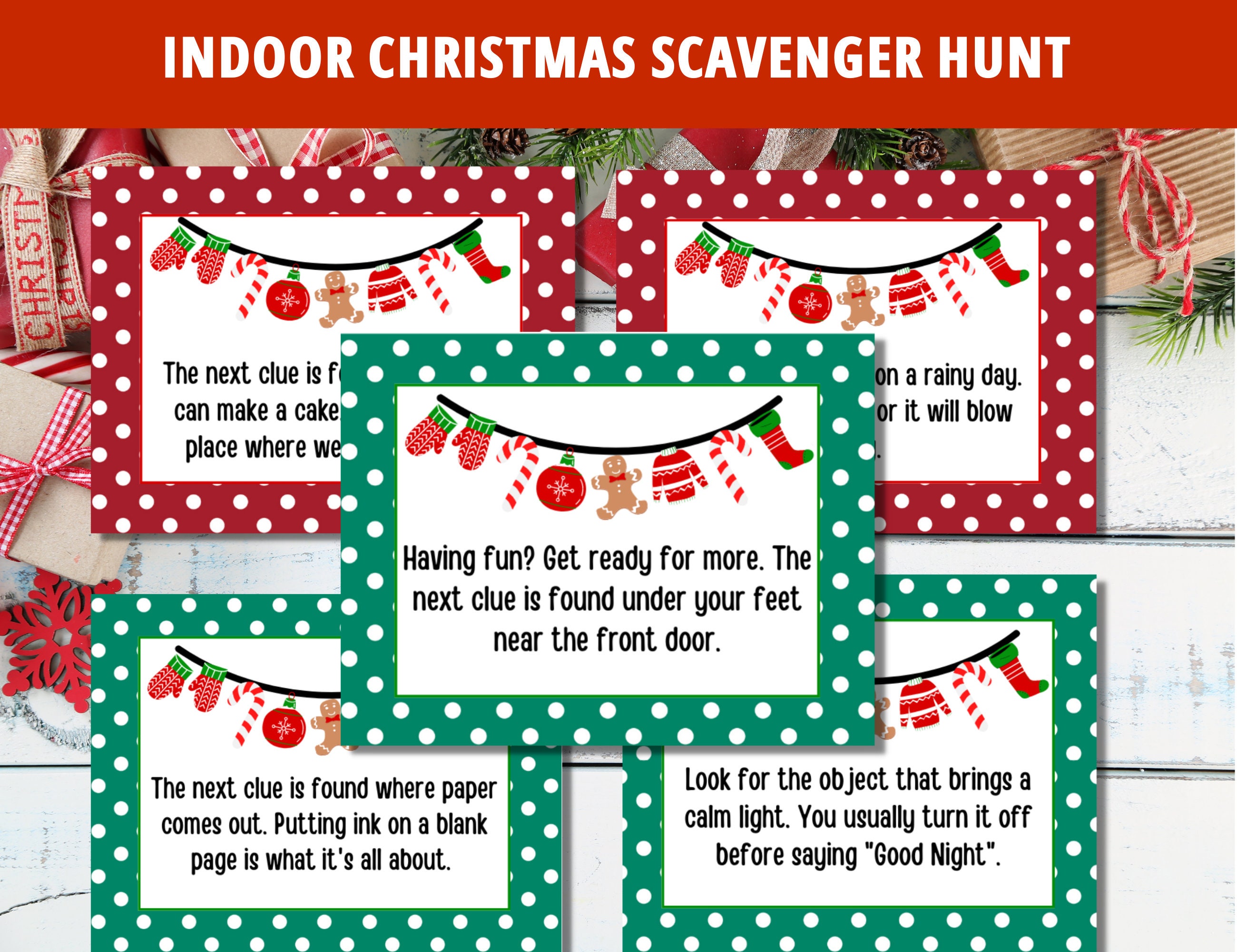 Treasure Hunt, Printable Treasure, Christmas Printable Games, Christmas ...