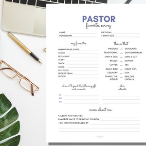 Encuesta Todo sobre mí, Apreciación del pastor, Apreciación del clero, Preguntas, Actividades de la iglesia, Iglesia, Encuesta sobre intercambio de obsequios, Conocerte