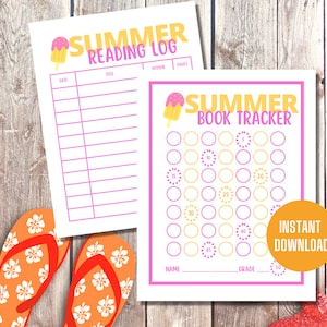 Summer Reading Chart for Kids, Summer Reading Tracker, Reading Chart, Reading Challenge Tracker, Kids Boredom Buster, Reading Chart
