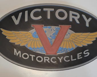 victory motorcycle sign