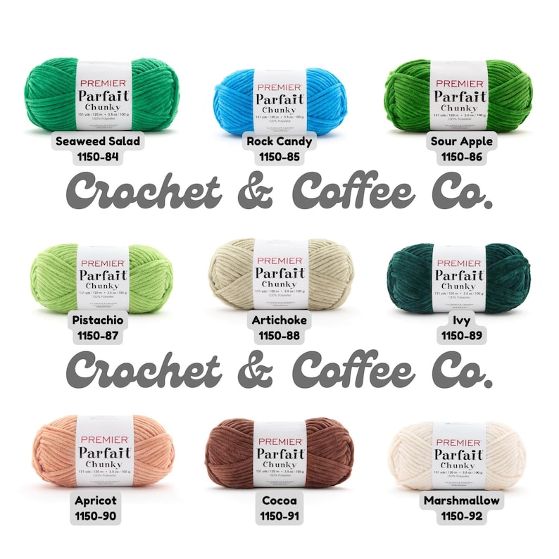 Hilo de chenilla grueso Premier Parfait / Peluche súper voluminoso para amigurumi y bebés imagen 9