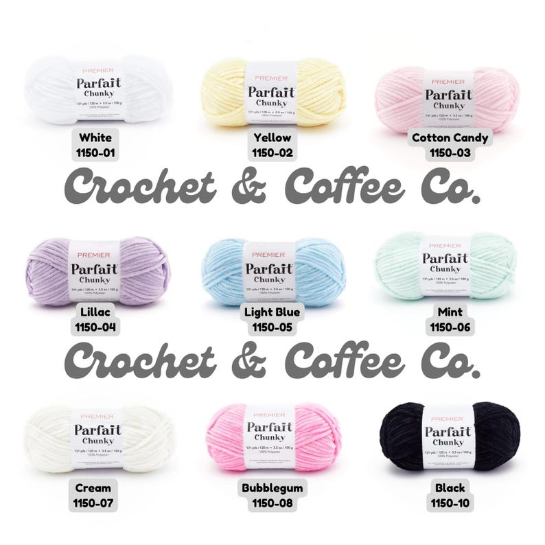 Hilo de chenilla grueso Premier Parfait / Peluche súper voluminoso para amigurumi y bebés imagen 3