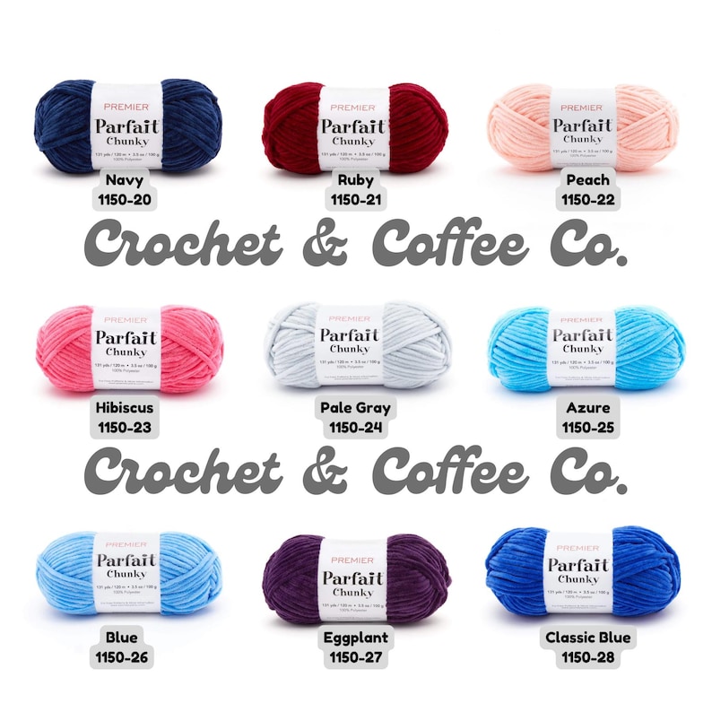 Hilo de chenilla grueso Premier Parfait / Peluche súper voluminoso para amigurumi y bebés imagen 5