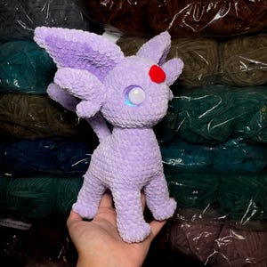 Crochet Purple Fox Plushie