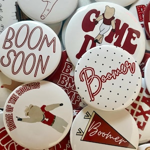 2.25/3 inch Custom Game Day Buttons