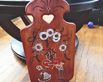 Countrylife Rustc Hand Painted Wood Sign, Kitchen Decor, Farmhouse Simple Life Style, Vintage