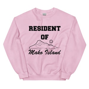 Resident of Mako Island Crew Neck Sweatshirt