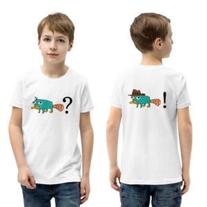 A Platypus? Perry the Platypus! Youth Short Sleeve T-Shirt - Phineas and Ferb