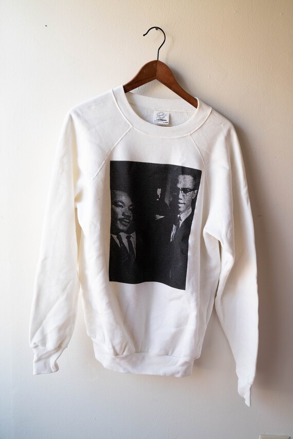 Vintage MLK/Malcom X 80s Hanes Pannill Sweatshirt