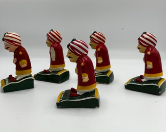 Vintage Air India Maharaja Travel Figurine Statue Ornament