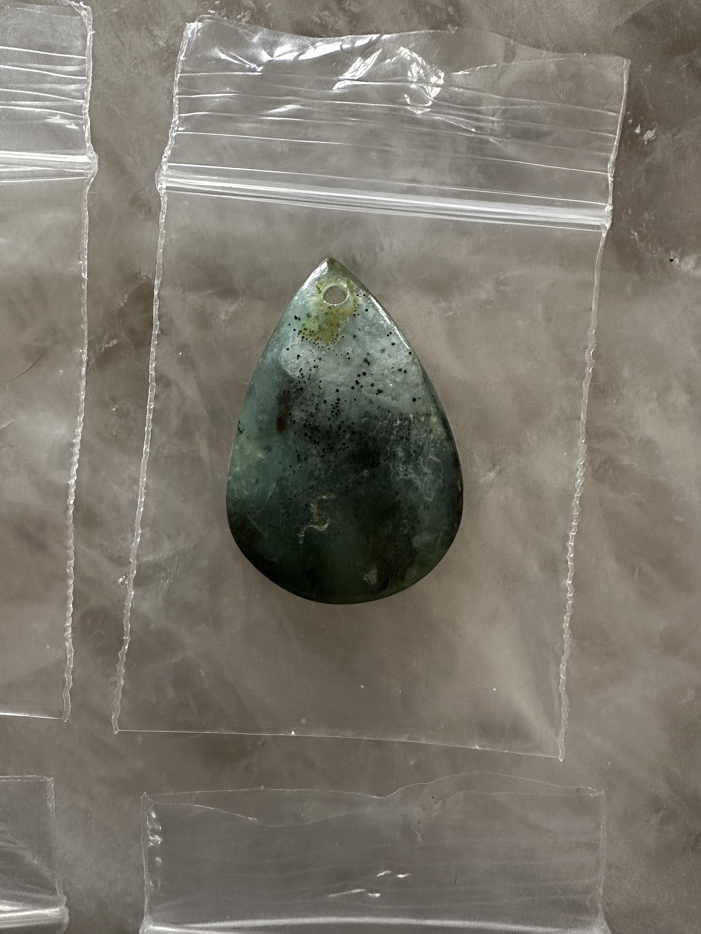 •PERUVIAN OPAL OVAL• sterling silver pendant