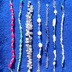 Ruby, Sapphire, Iolite, Pearl, Emerald, Multicolor Sapphire, Rutilated Quartz | Gem Quality,  Sizable Bracelets