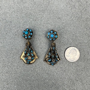 Magnificent Vintage | Nepal Turquoise earrings