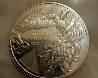 2020年 1オンス 韓国フェニックス銀貨
