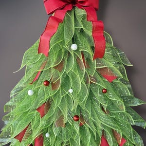 Christmas Tree Wreath| Light-Up Christmas Tree | Corona Navideña| Christmas Tree Front Door Wreath| Christmas Tree With Lights| Gift