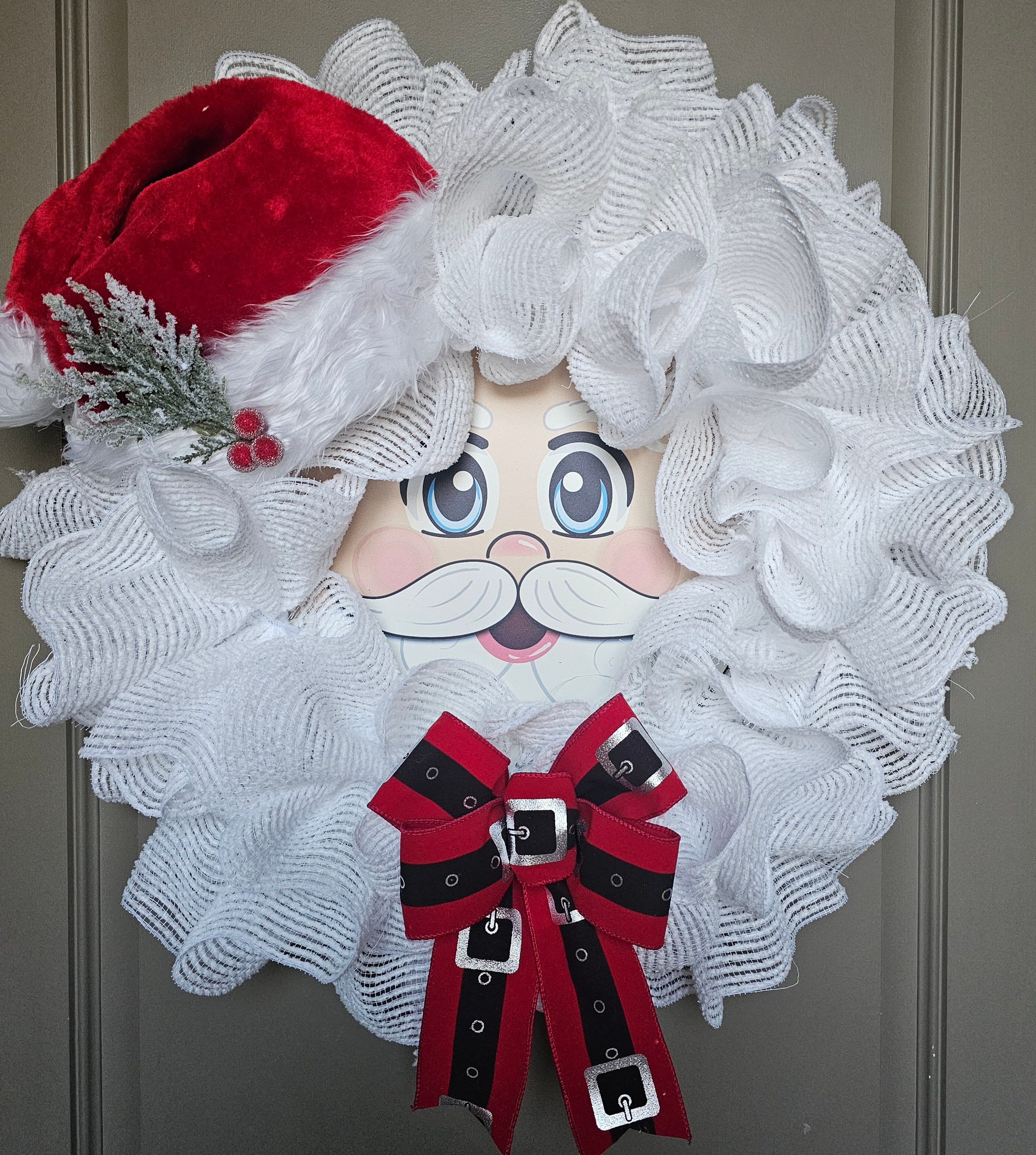 ITMNMNL Coronas De Navidad 30 Cm Corona Navidad Puerta,Corona De Navidad Para Puerta,Christmas Wreath,Guirnalda Navidad Puerta,Corona Navidad,Coronas De Navidad Para Puertas,Ventanas,Chimeneas