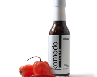 Komodo Black | Sweet Soy-Based Habanero Hot Sauce | 2022 Flavor of Georgia and Golden Chile Winner