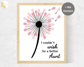 Aunt Gift from Niece Nephew Baby Kids, Aunt Mother's Day Gift, Personalized Aunt Gift for Aunt, Auntie Gift, Aunt Card, Aunt Birthday Gift