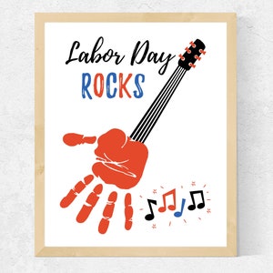 Labor Day Craft for Toddlers / Kids / Preschool / Daycare | Labor Day Activity for Kids | Labor Day Handprint Art for Kids