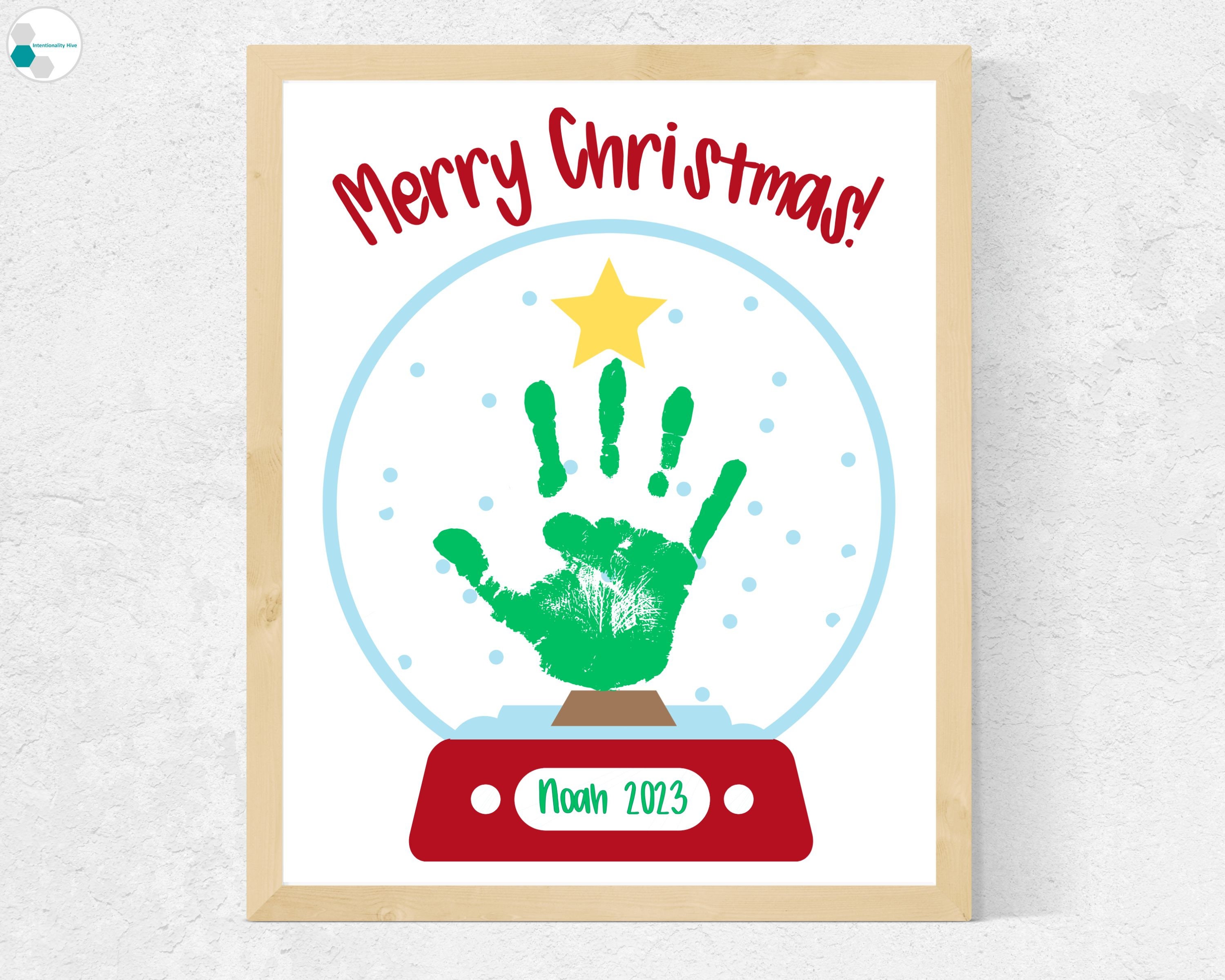 Family Handprint Sign,family gift,Handprints gift,Handprint sign,DIY  handprint,family handprints,kid handprints,sign kit,christmas,new house