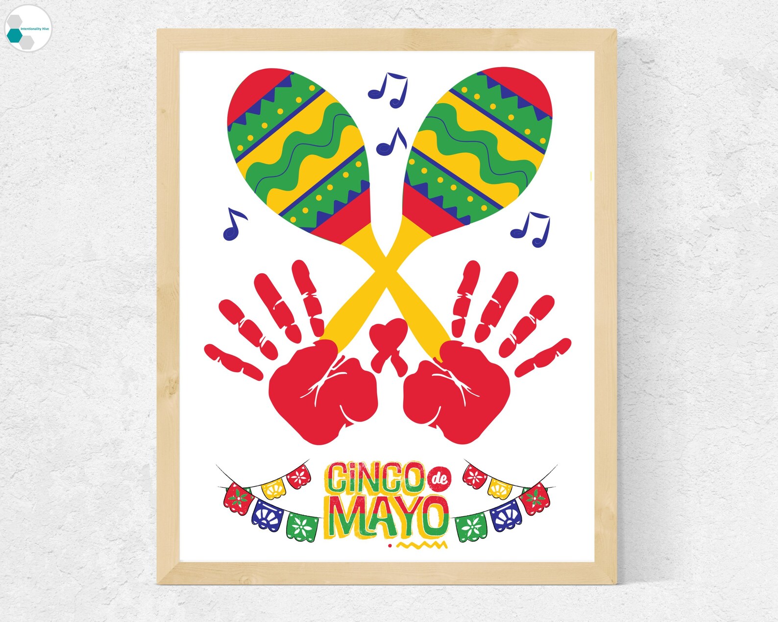 Cinco De Mayo Handprint Craft, Toddler Cinco De Mayo Craft for Kids ...