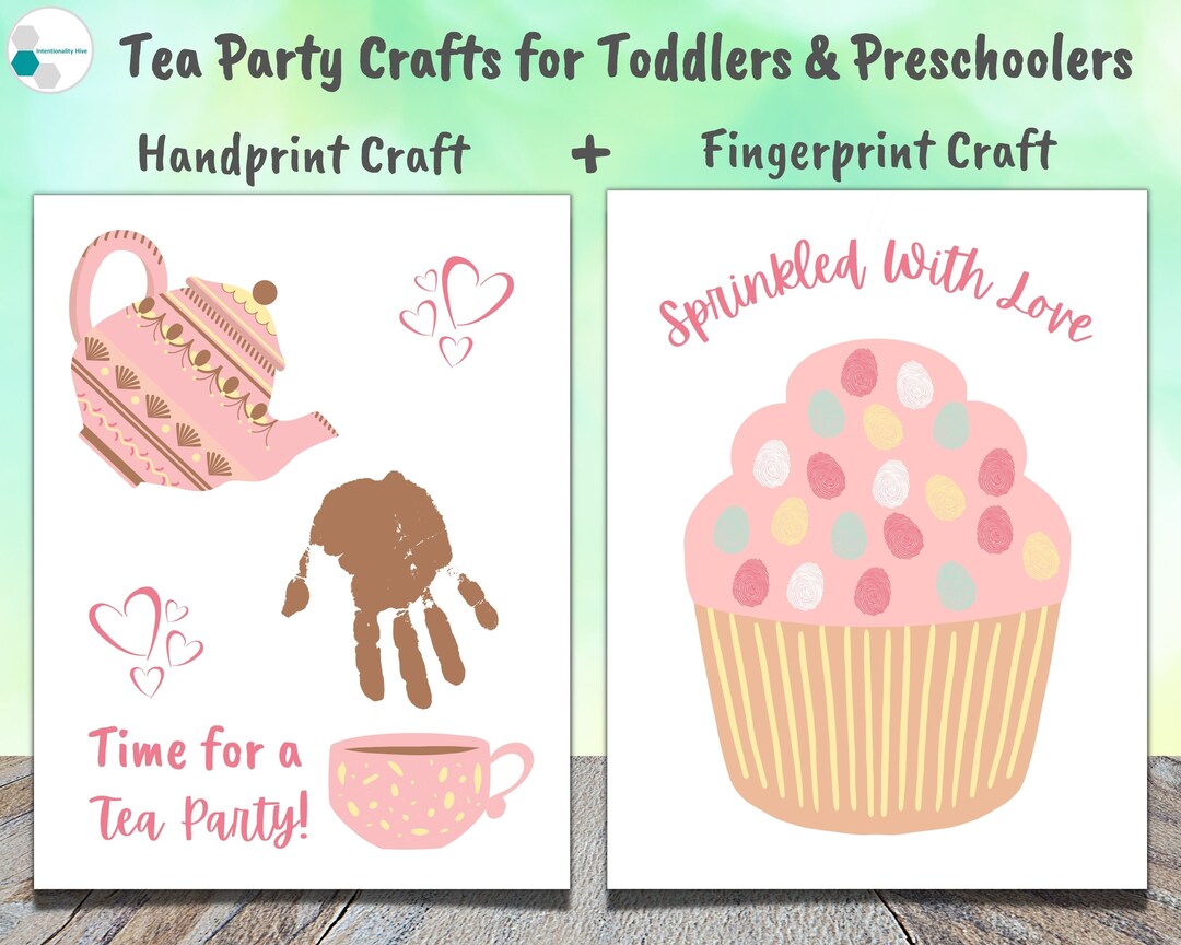 Tea Party Crafts for Toddlers Preschool Kids Printable - Etsy