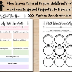 Unschool Planner Journal Printable, Unschooling Planner, Printable Unschooling Journal, Unschool Binder Pages, Unschool Reverse Planner image 5