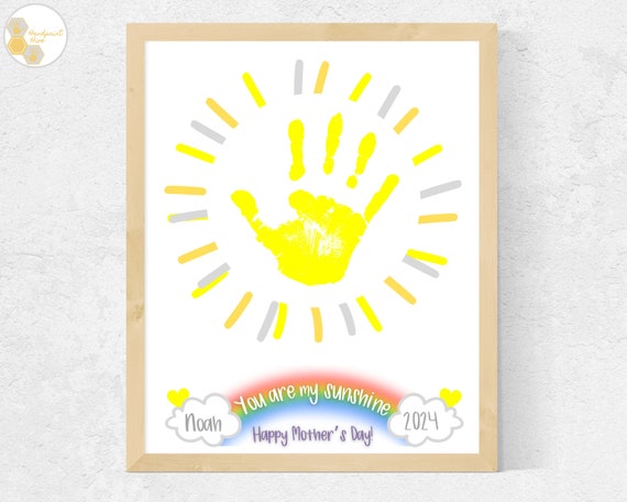 Handprint Sun Preschool