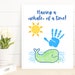 Summer Handprint Art | Printable Summer Craft for Toddlers, Infants ...