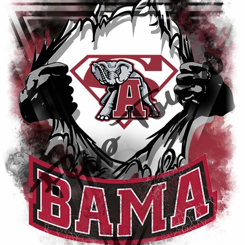 BAMA Digital Design Instant Download Etsy