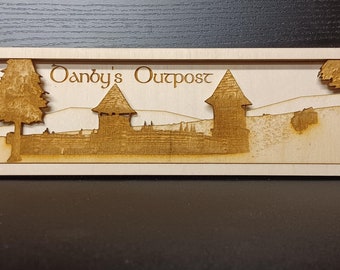 Asheron's Call Danby's Outpost Plaque