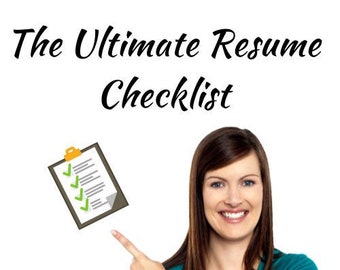 The Ultimate Resume Checklist