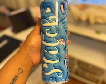Kubek Stitch 3D 20 oz | Kubek Disney | Kubek Lilo & Stitch | Kubek | Butelka na wodę personalizowana